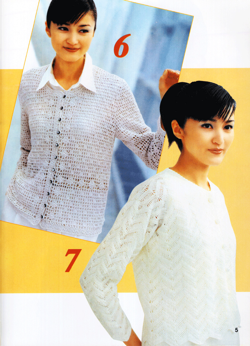 kỹ thuật móc len sợi - thời trang hè thu