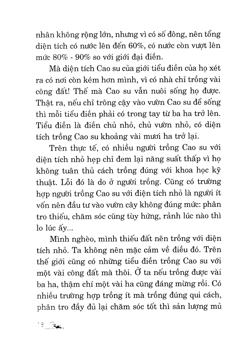 kỹ thuật trồng cây cao su với diện tích nhỏ