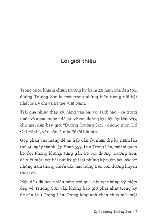 ký ức đường trường sơn