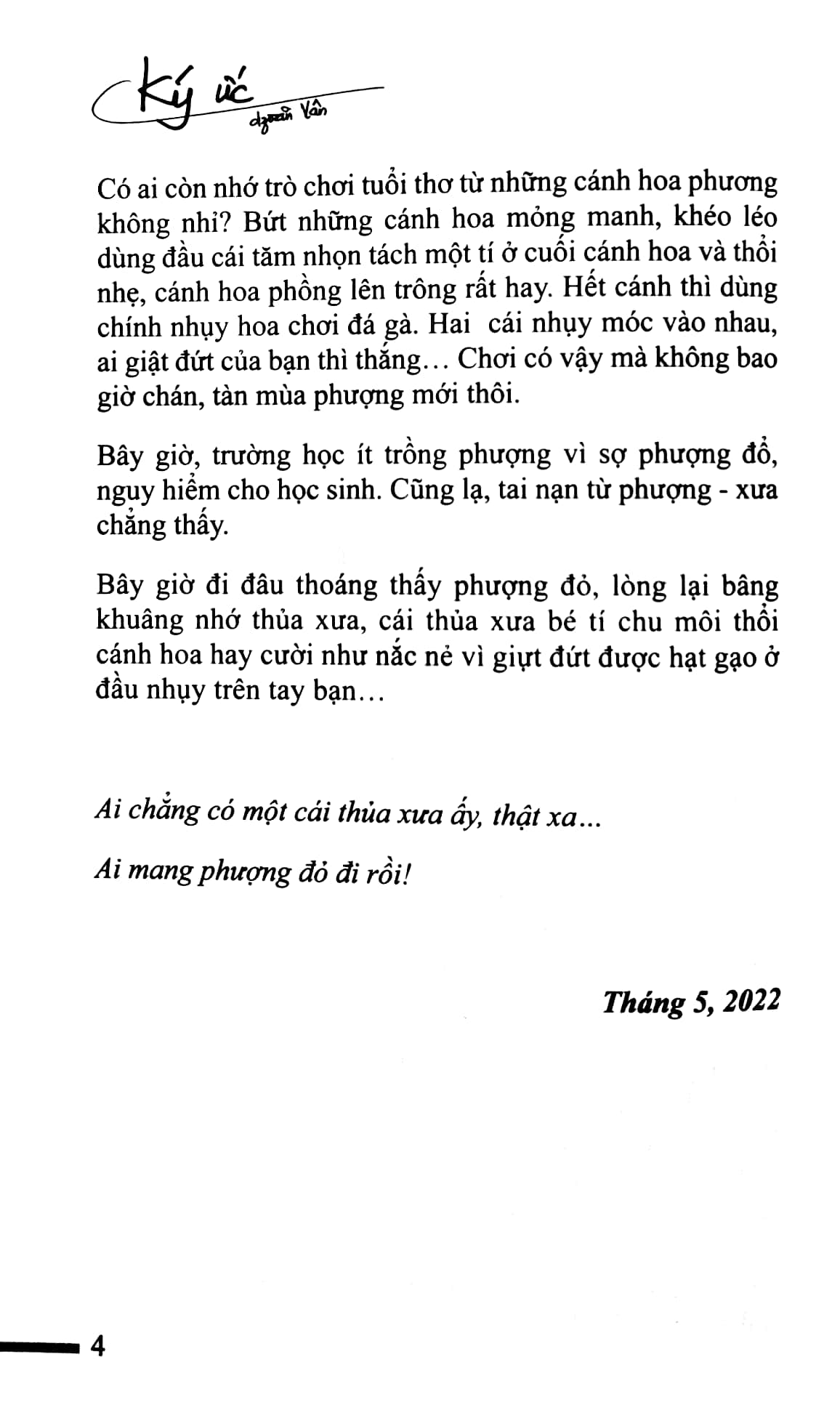 ký ức - dzoãn vân