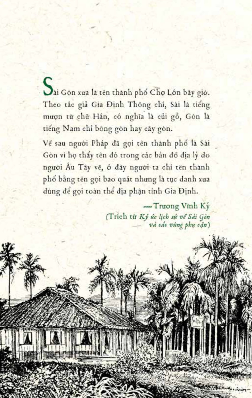 ký ức lịch sử về sài gòn và các vùng phụ cận