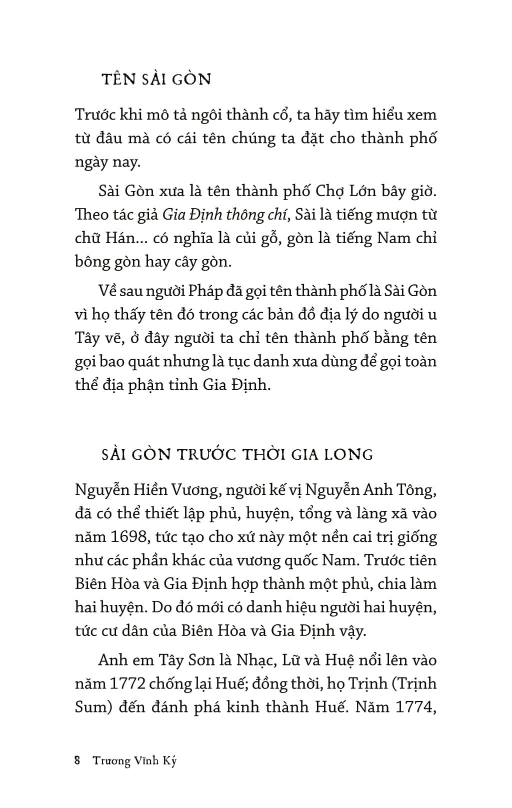 ký ức lịch sử về sài gòn và các vùng phụ cận