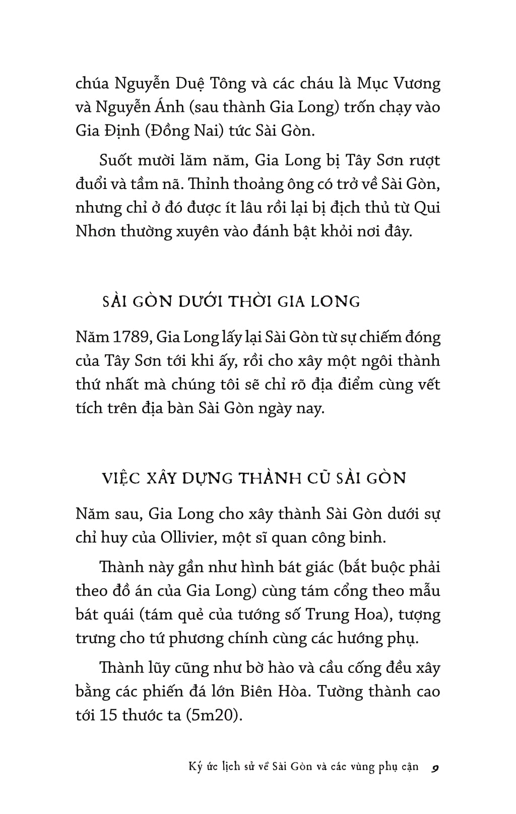 ký ức lịch sử về sài gòn và các vùng phụ cận