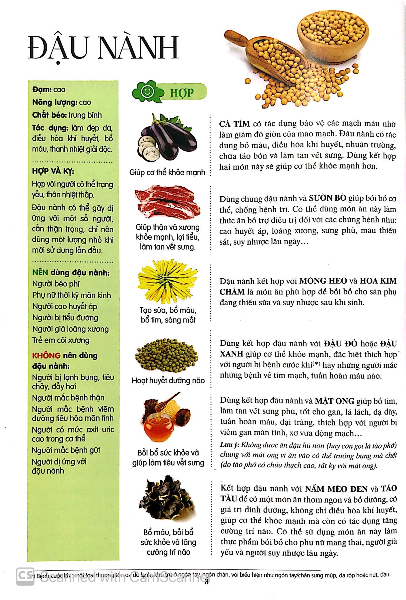 kỵ và hợp trong ăn uống