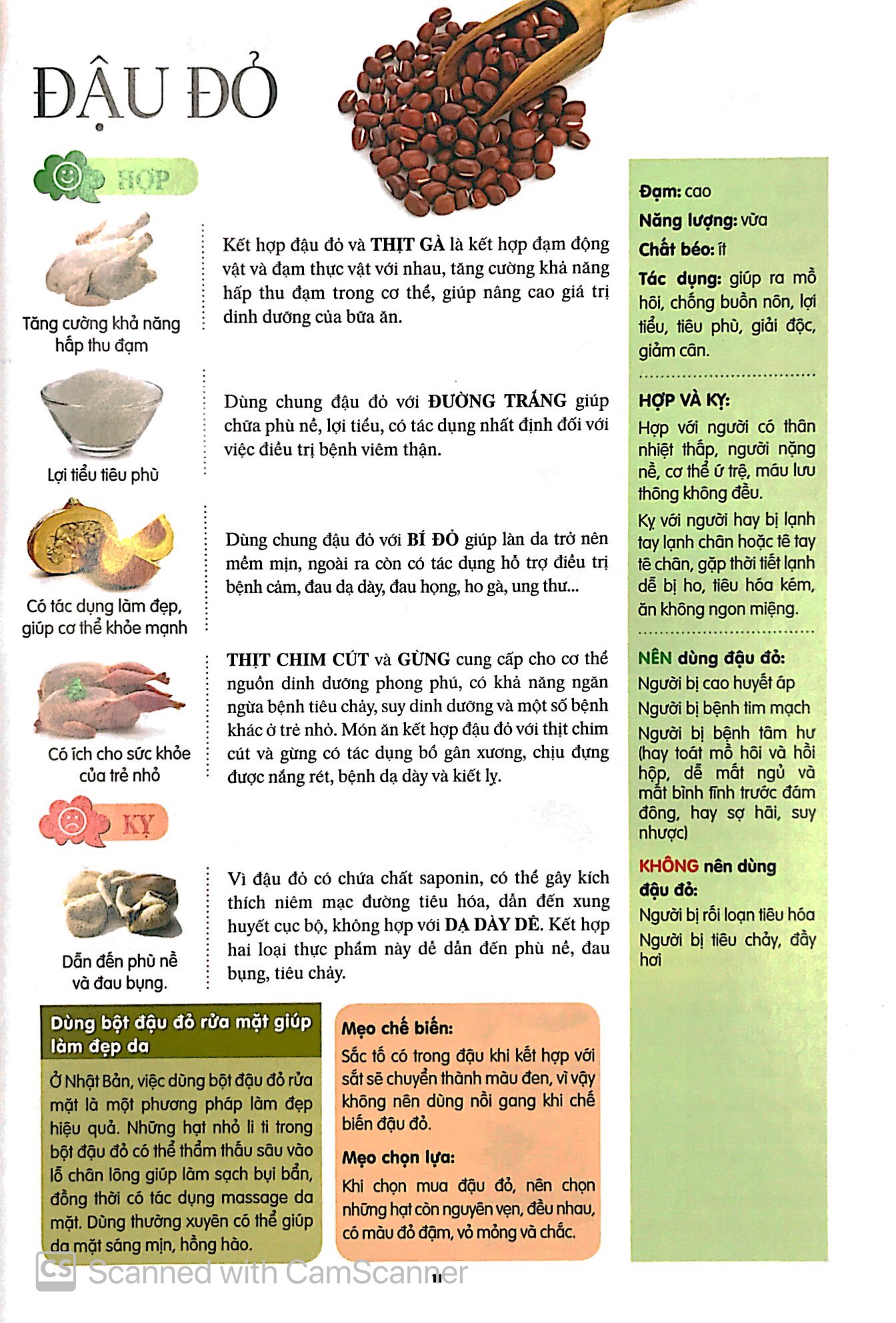 kỵ và hợp trong ăn uống