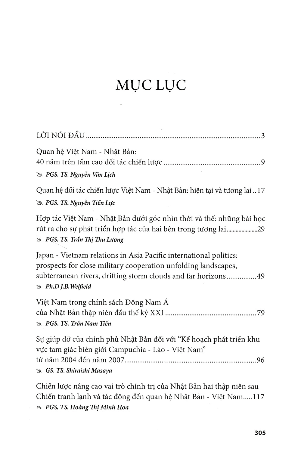 kỷ yếu hội thảo khoa học - 40 năm quan hệ việt nam nhật bản - thành quả và triển vọng