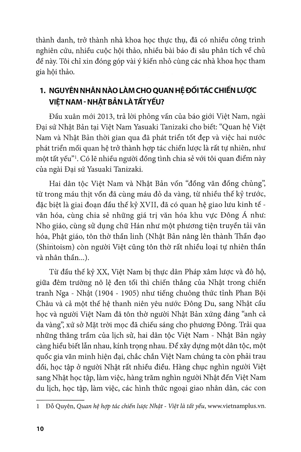 kỷ yếu hội thảo khoa học - 40 năm quan hệ việt nam nhật bản - thành quả và triển vọng