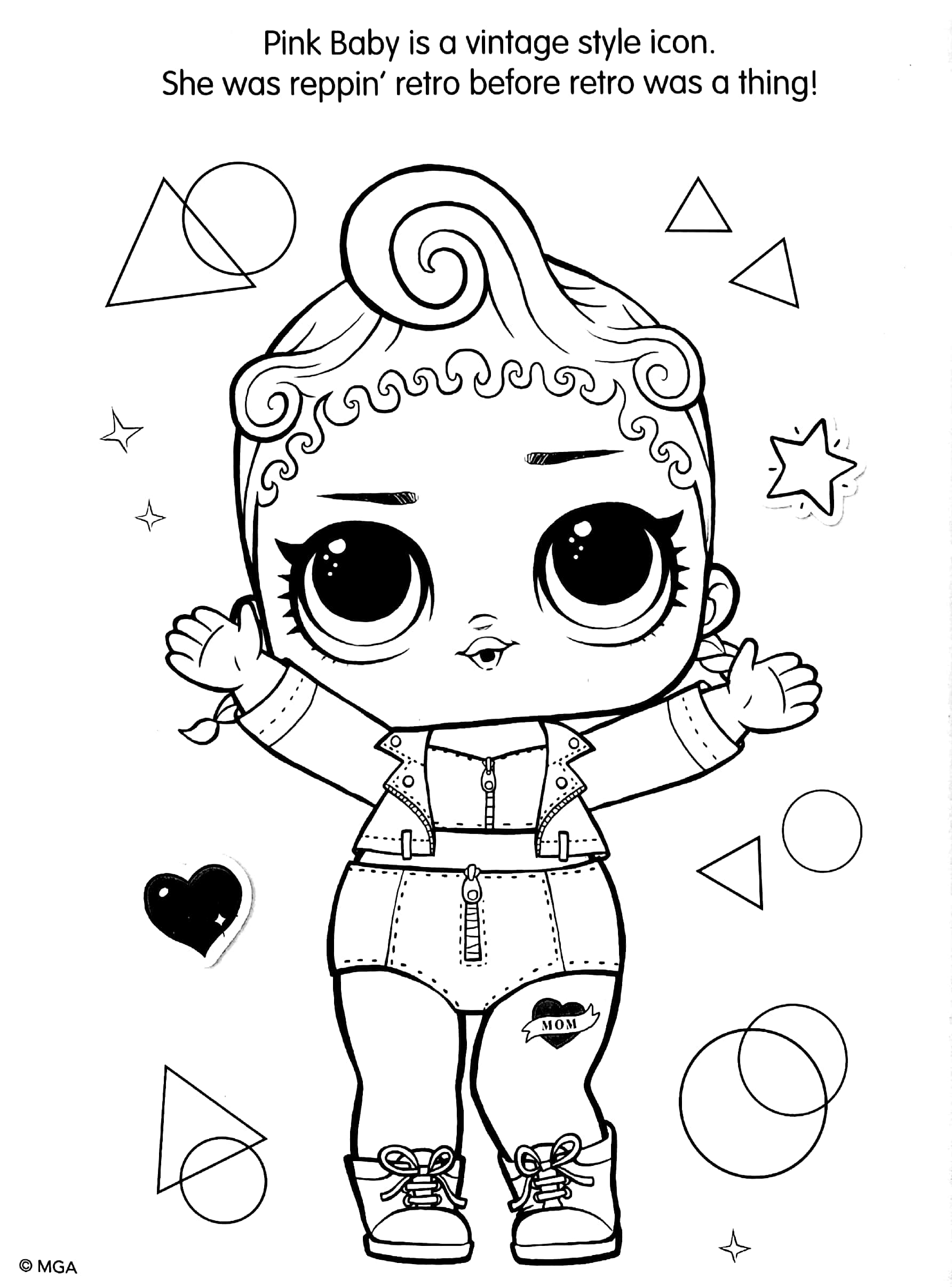 l.o.l surprise! cute rebels deluxe colouring book