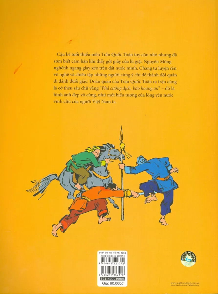 lá cờ thêu sáu chữ vàng (tái bản 2021)