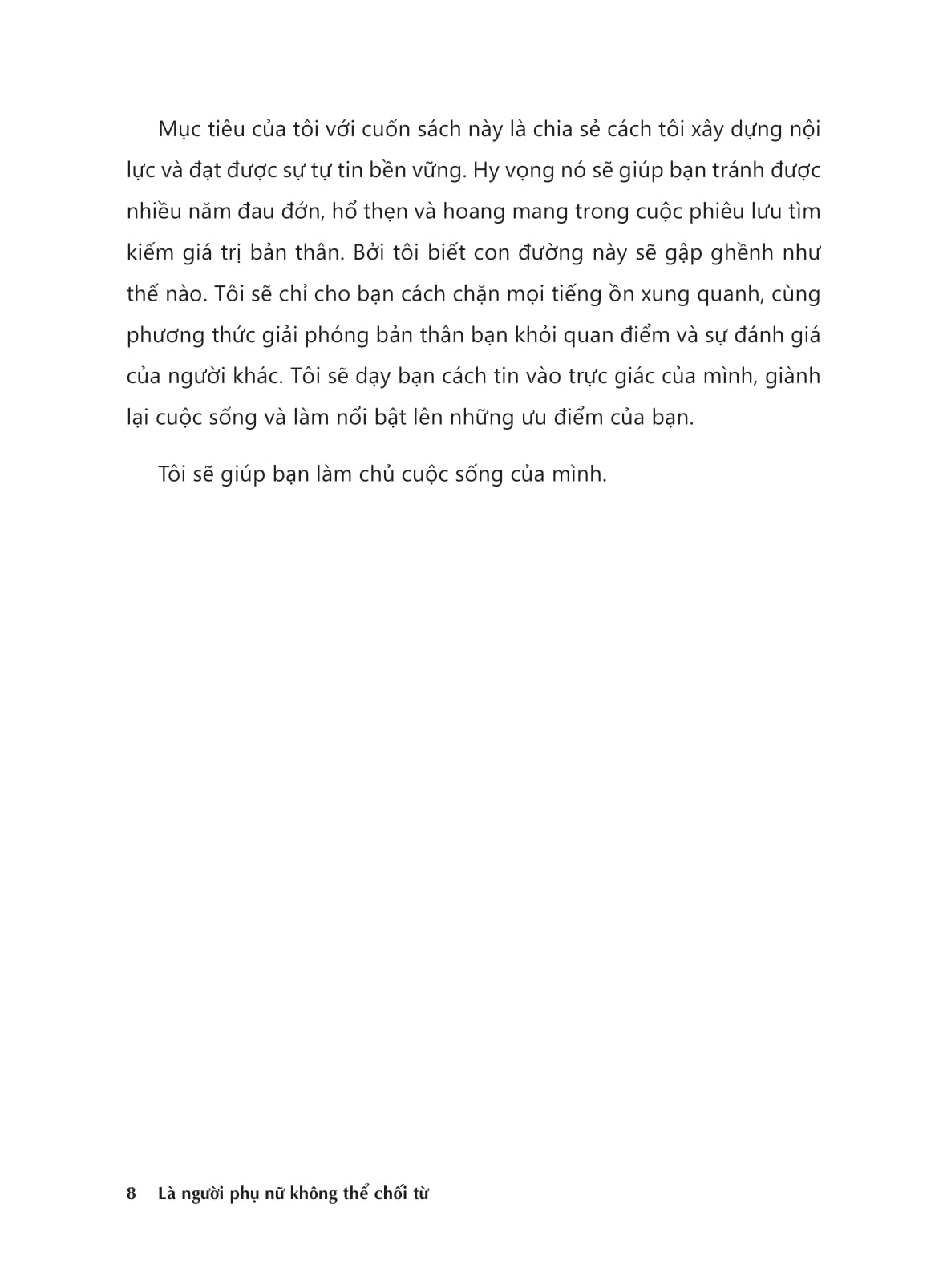 là người phụ nữ không thể chối từ - 8 bí quyết xây dựng nội lực và sự tự tin bền vững