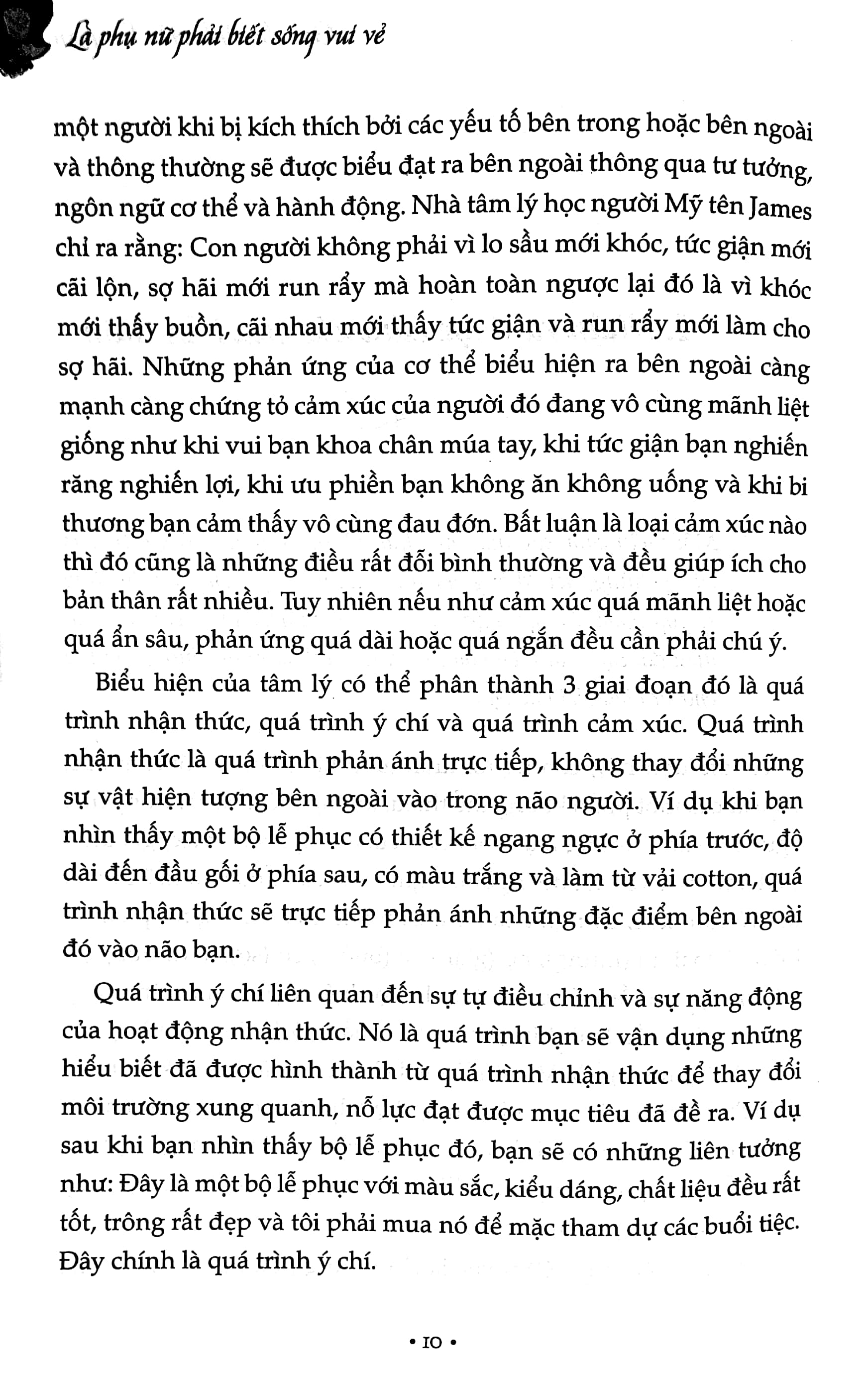 là phụ nữ phải biết sống vui vẻ