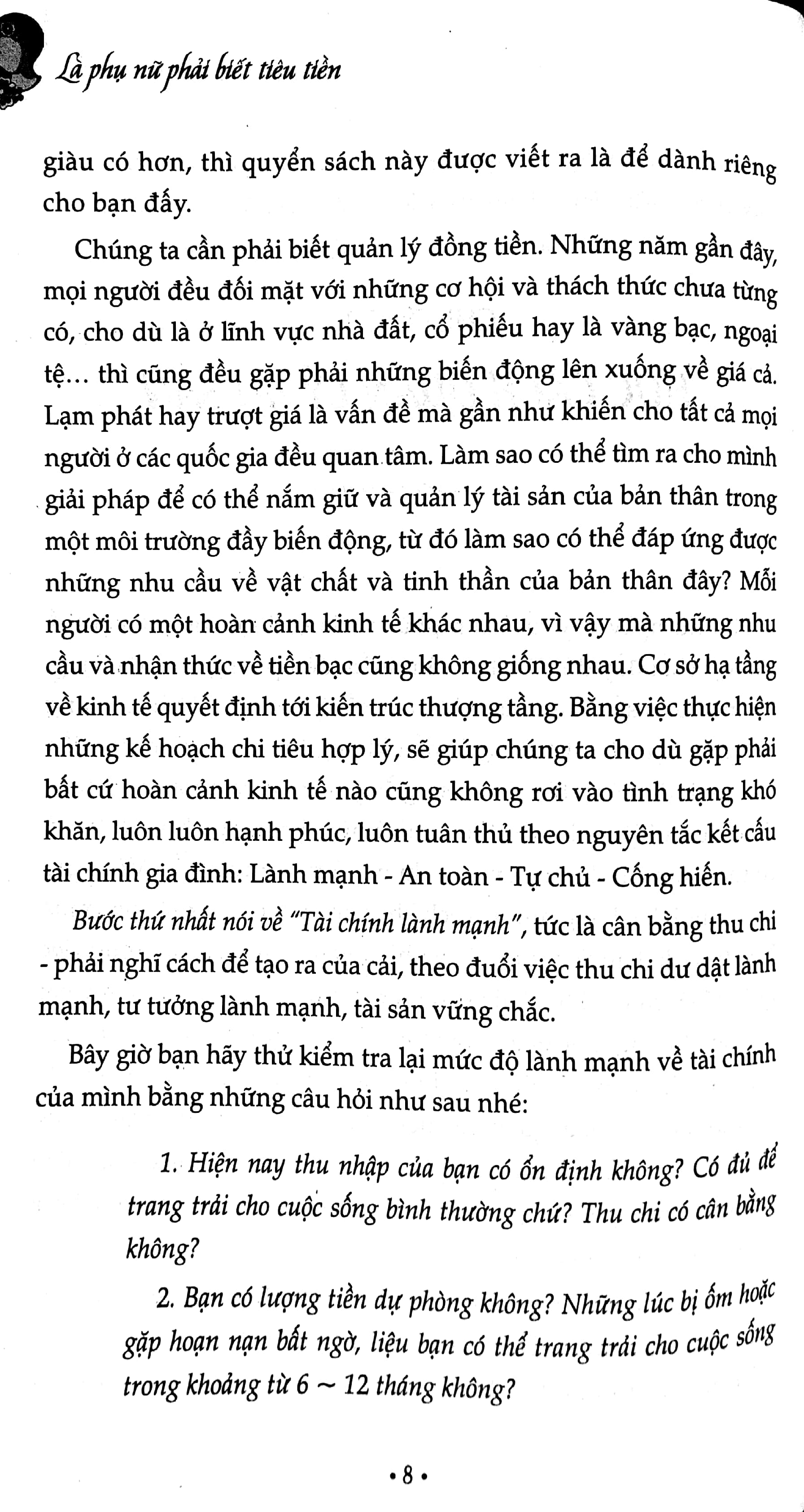 là phụ nữ phải biết tiêu tiền