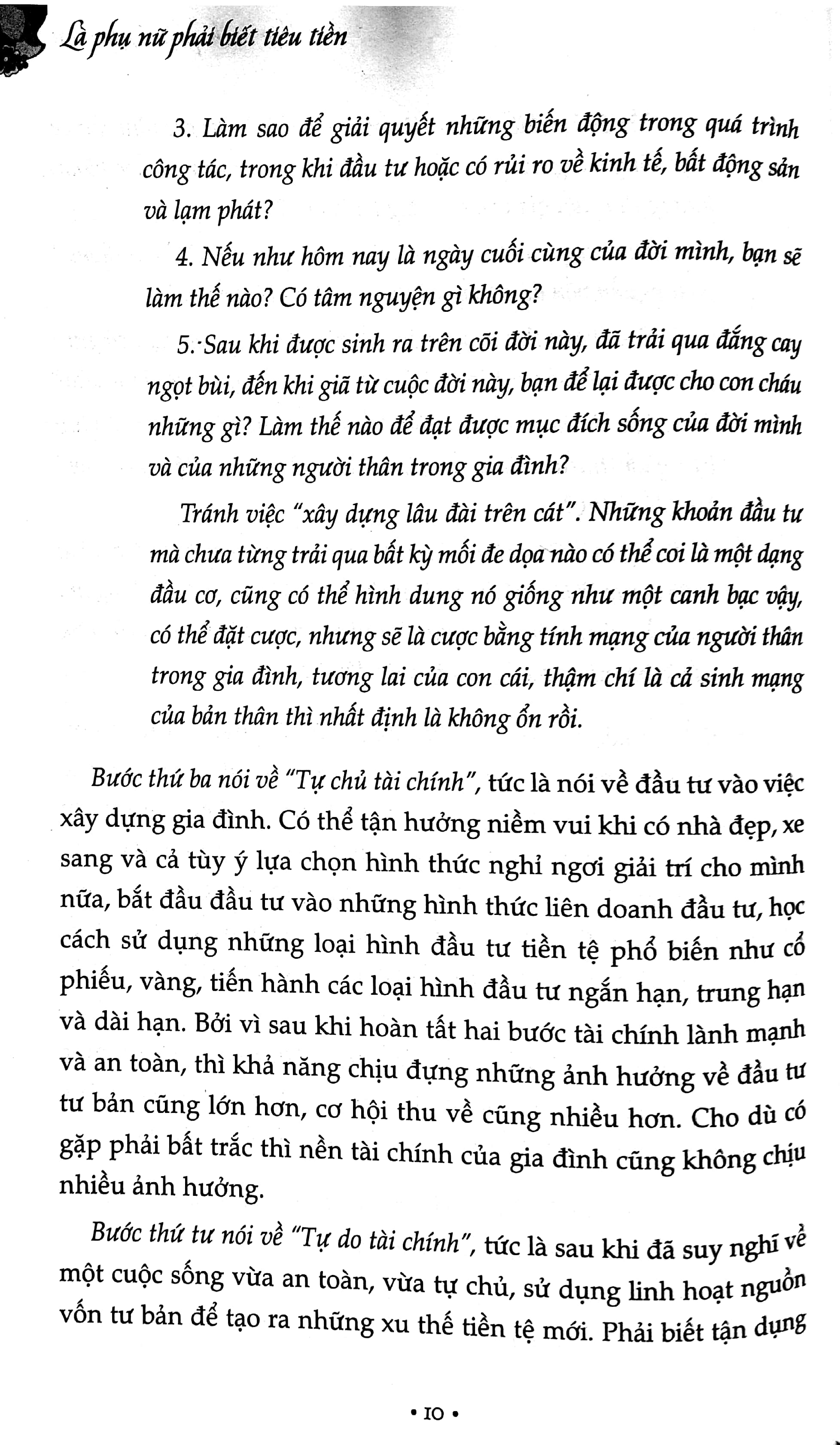 là phụ nữ phải biết tiêu tiền