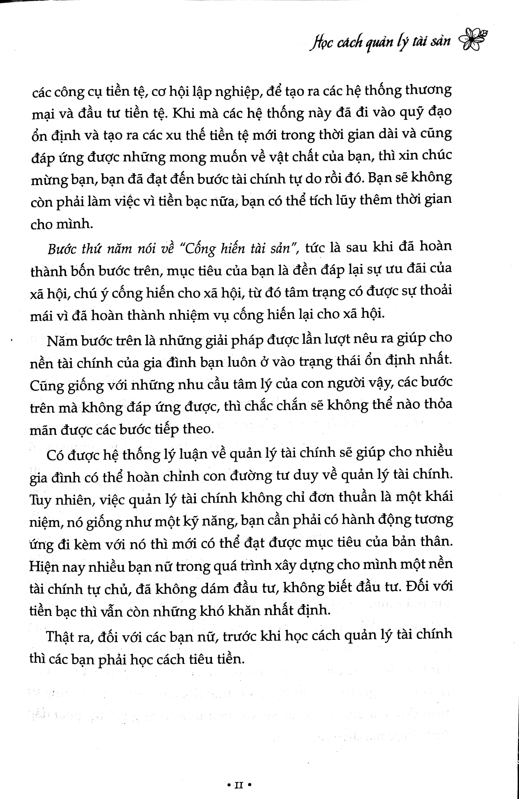 là phụ nữ phải biết tiêu tiền
