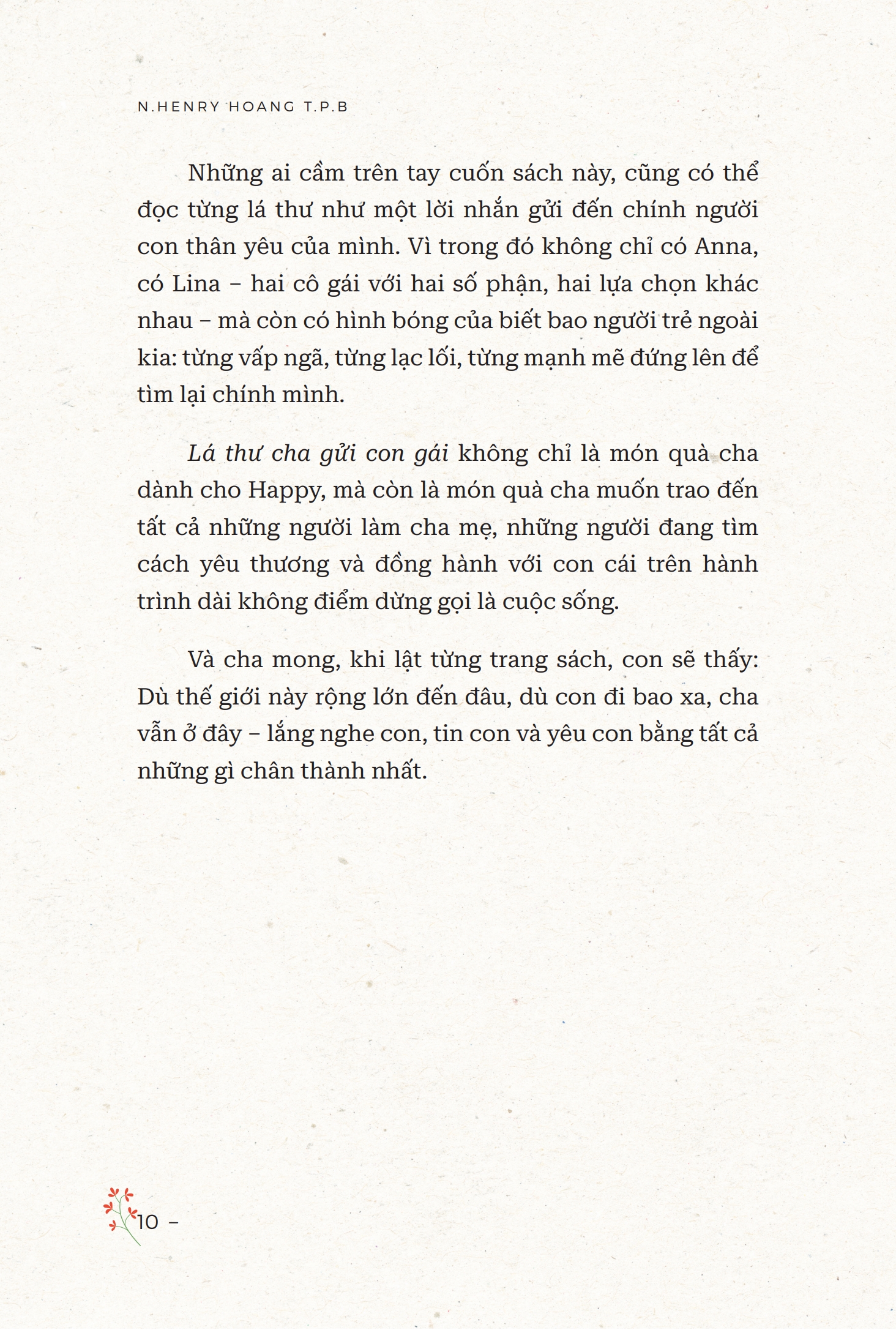 La Thu Cha Gui Con Gai - Bia Cung