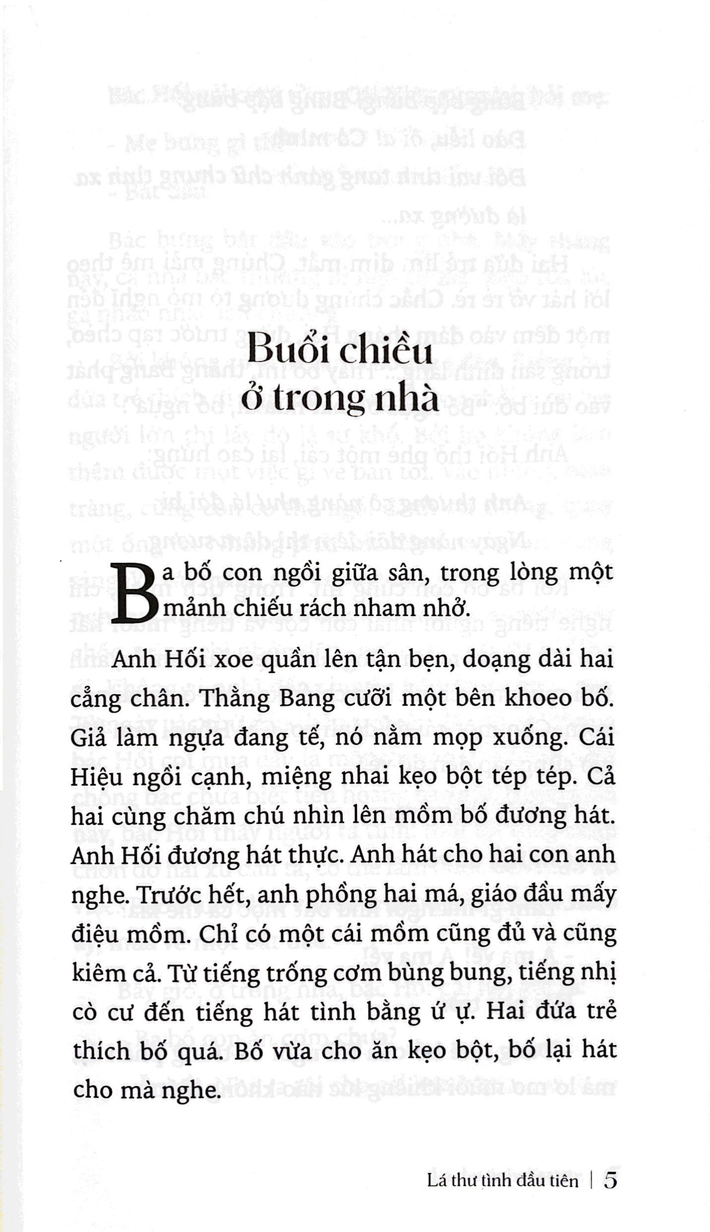 lá thư tình đầu tiên