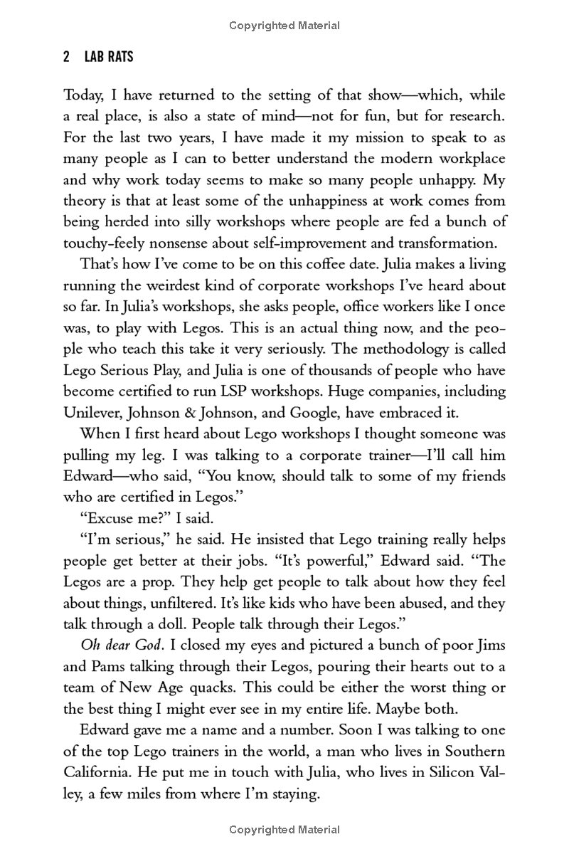 lab rats: tech gurus, junk science, and management fads - my quest to make work less miserable