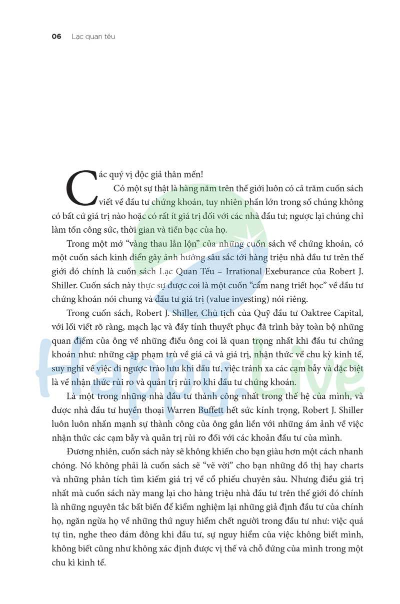 lạc quan tếu - irrational exuberance (tái bản)