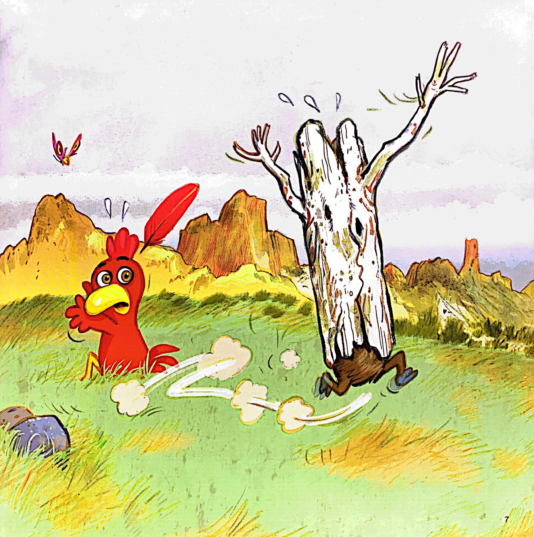 lại chuyện xóm gà - pitikok và bê rừng bé bỏng