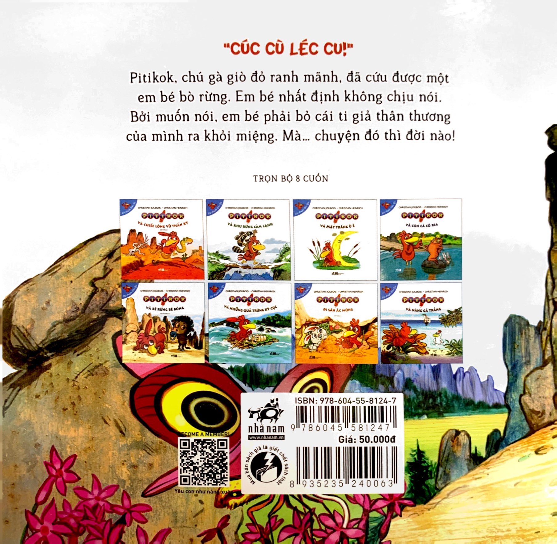 lại chuyện xóm gà - pitikok và bê rừng bé bỏng