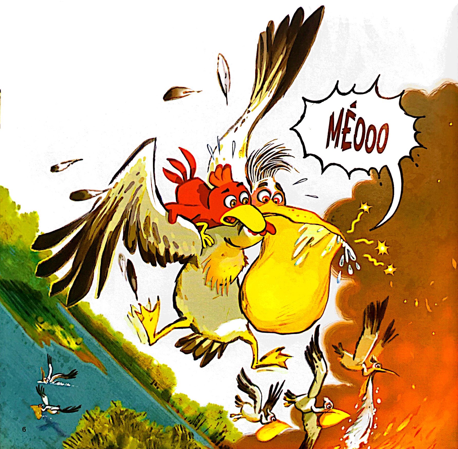 lại chuyện xóm gà - pitikok và con cá có ria