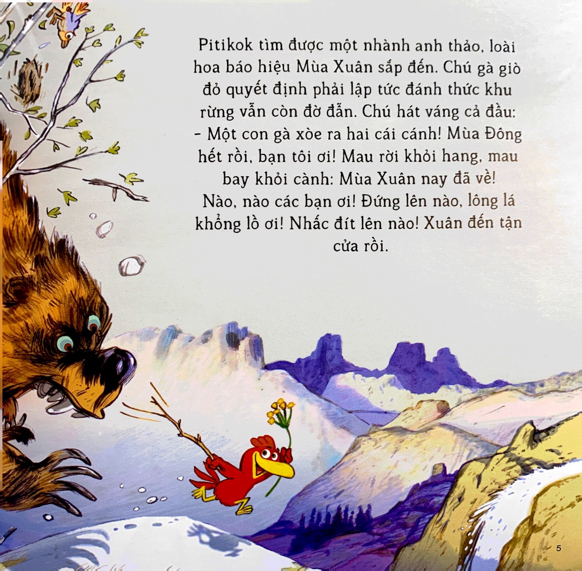 lại chuyện xóm gà - pitikok và khu rừng cảm lạnh