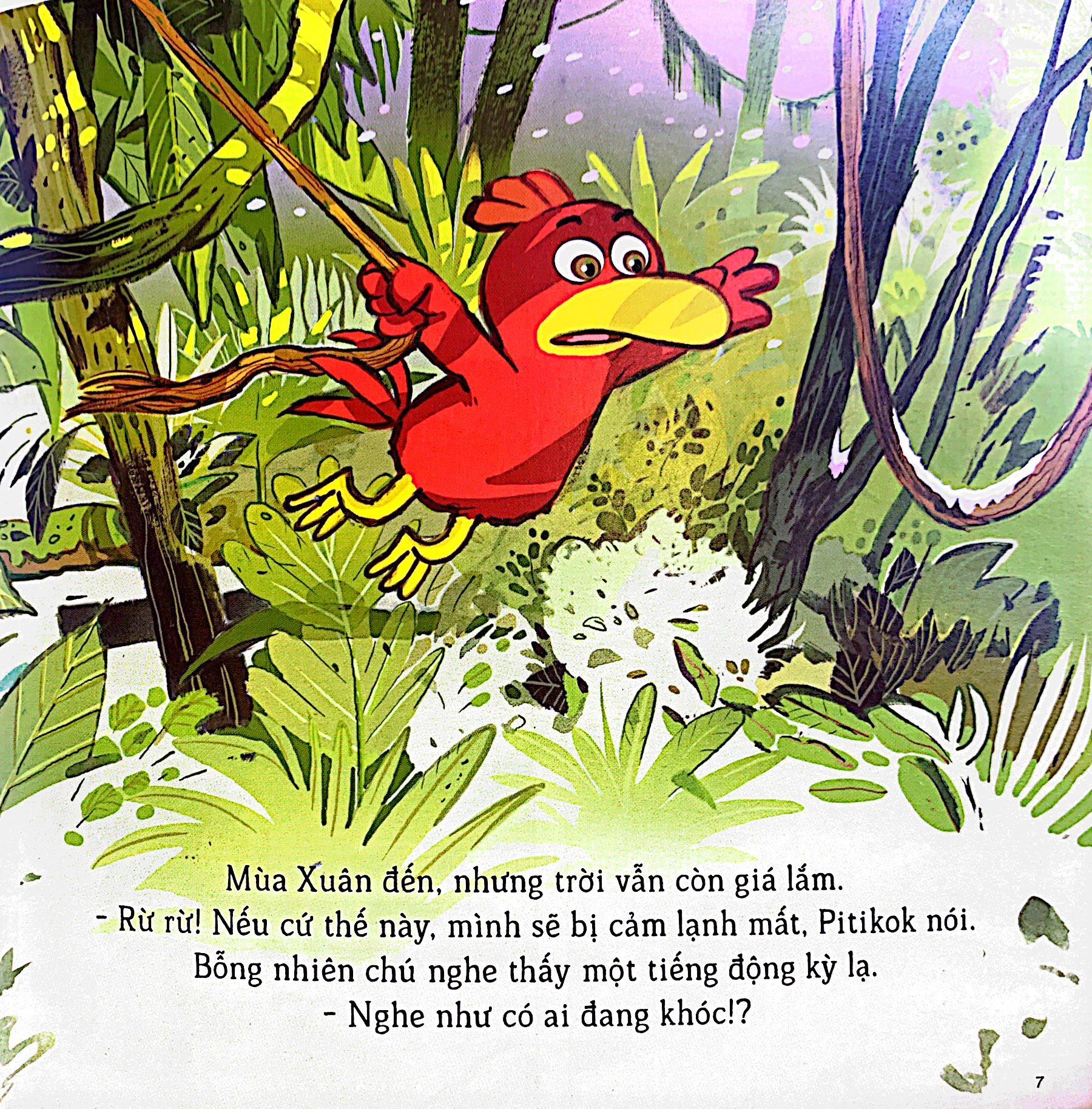 lại chuyện xóm gà - pitikok và khu rừng cảm lạnh