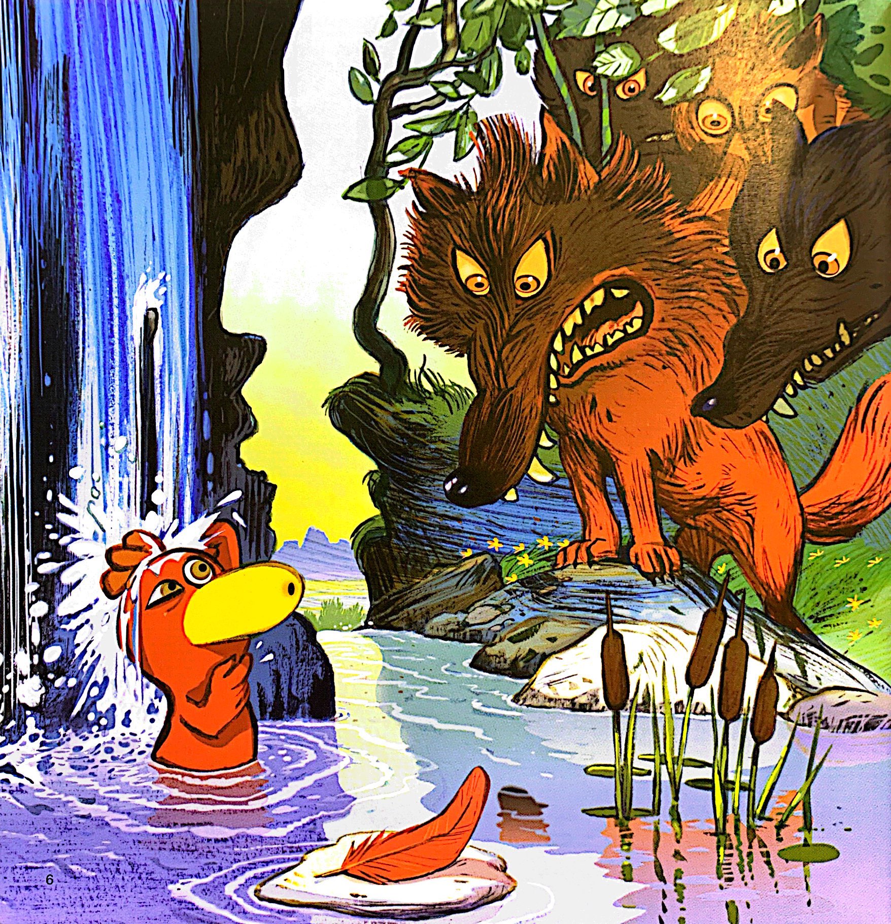 lại chuyện xóm gà - pitikok và mặt trăng ủ ê