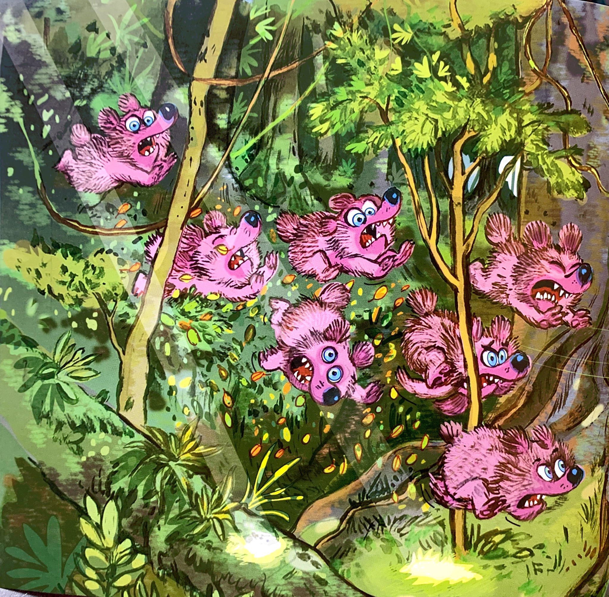 lại chuyện xóm gà - pitikok và nàng gà trắng