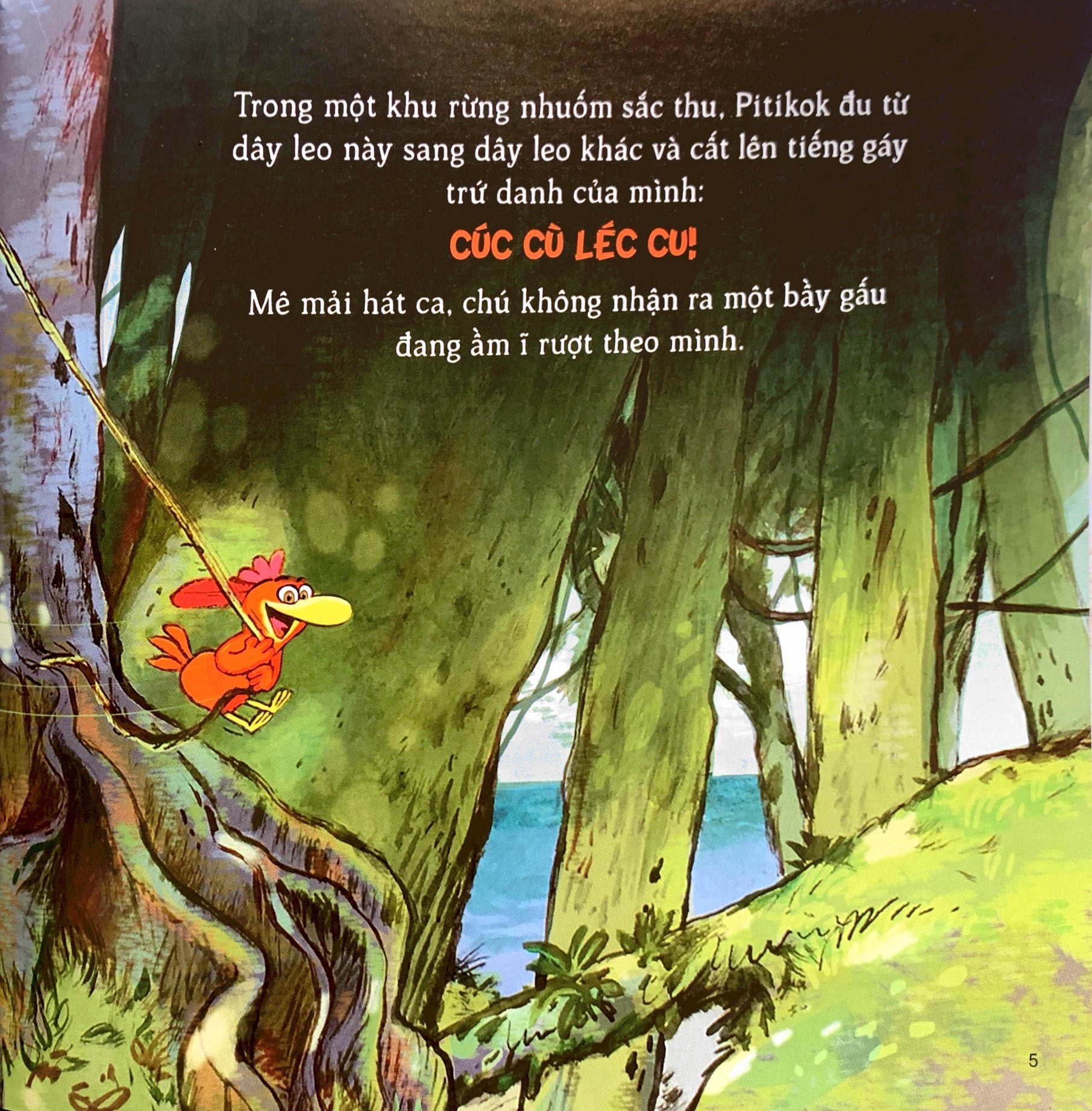 lại chuyện xóm gà - pitikok và nàng gà trắng