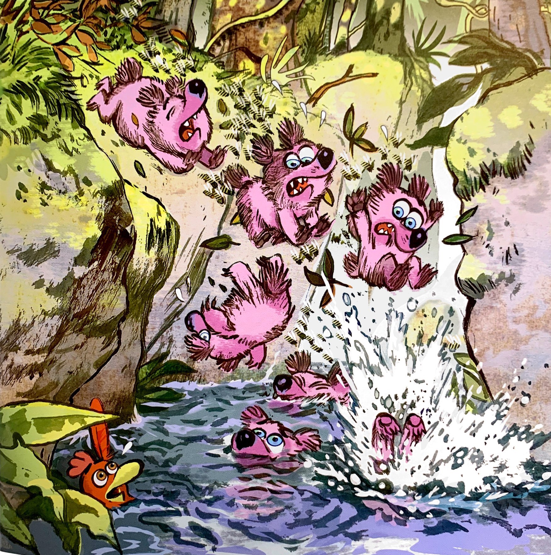 lại chuyện xóm gà - pitikok và nàng gà trắng