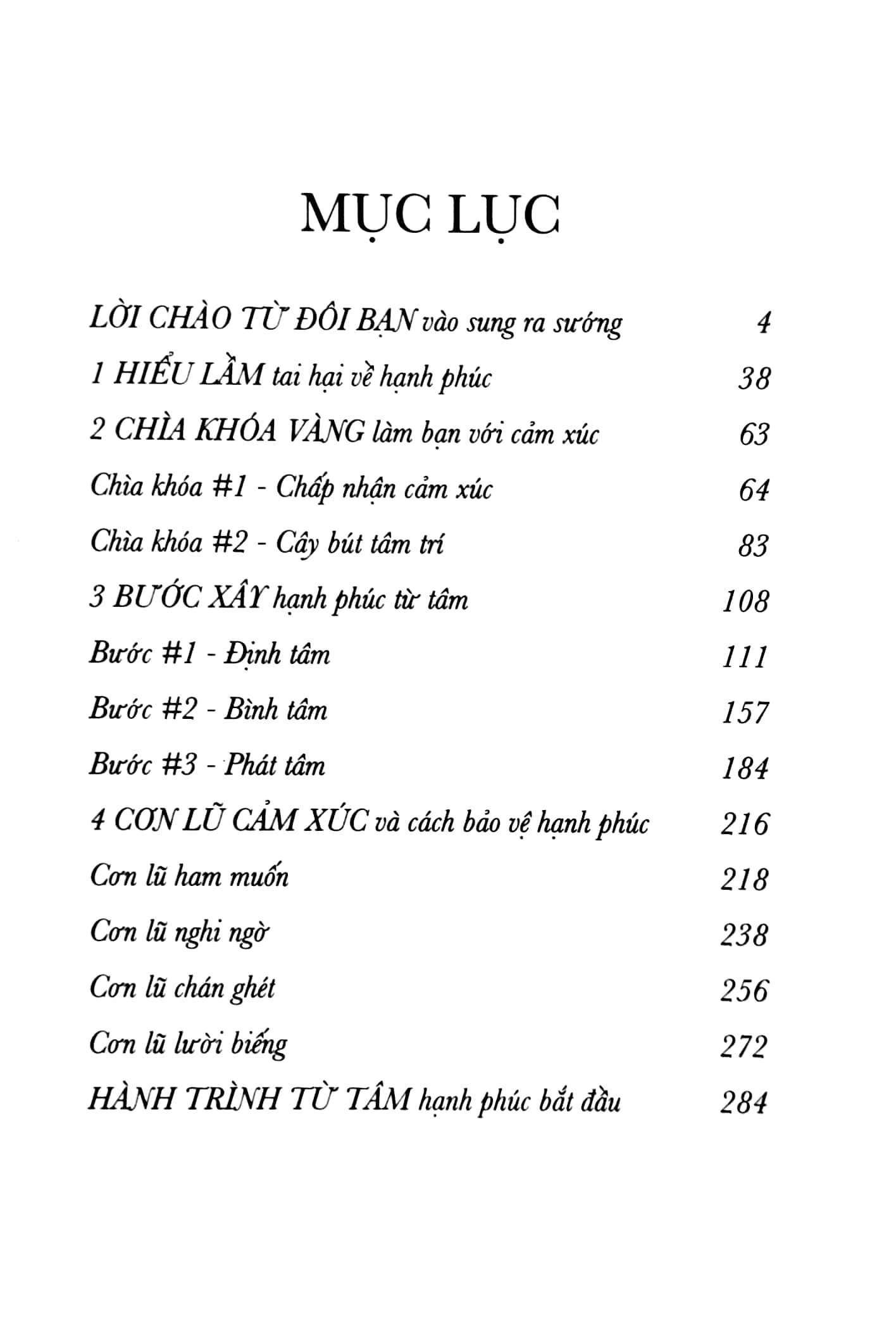 làm bạn cảm xúc, làm chủ hạnh phúc