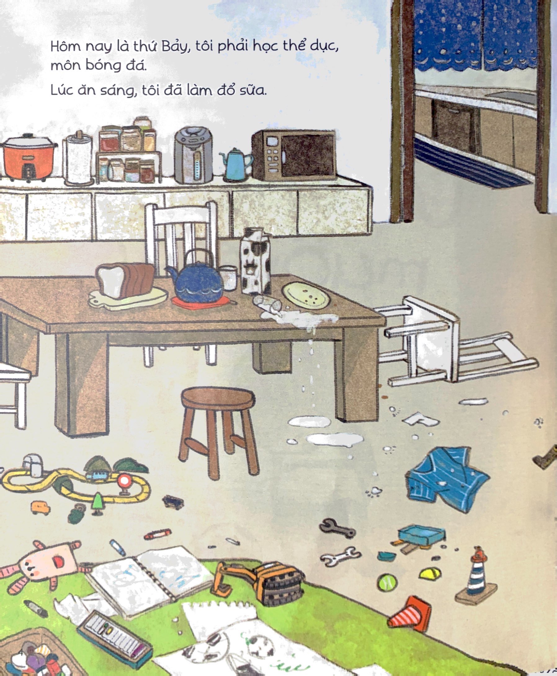 làm bạn cùng con - con không muốn đâu!