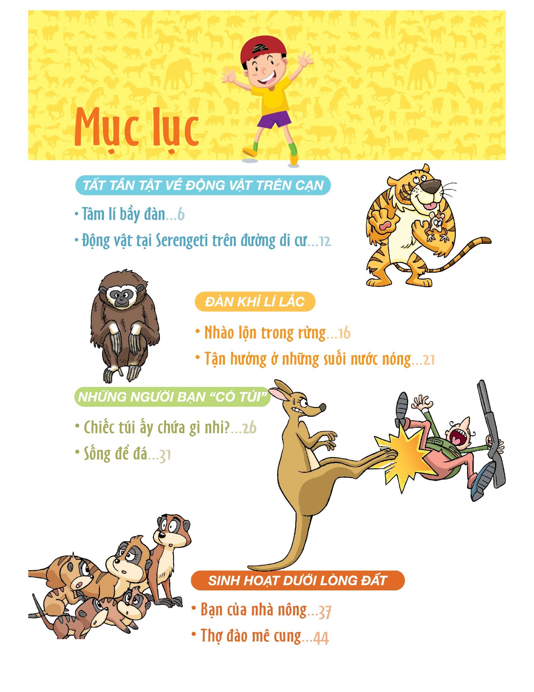 làm bạn với khoa học - world of science - những bí ẩn về động vật trên cạn - adventures with land animals