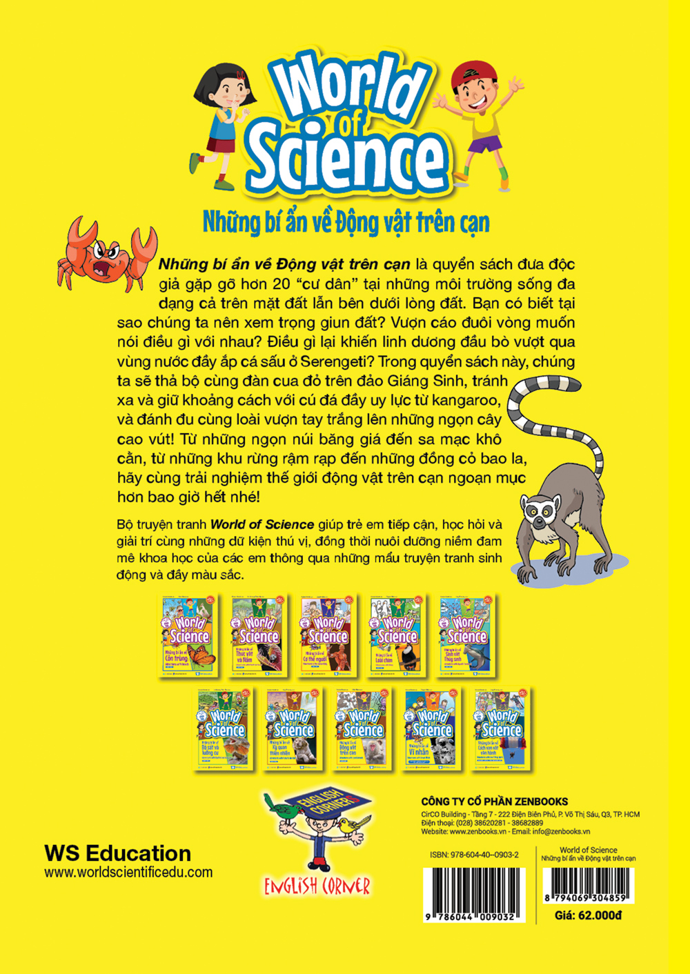 làm bạn với khoa học - world of science - những bí ẩn về động vật trên cạn - adventures with land animals