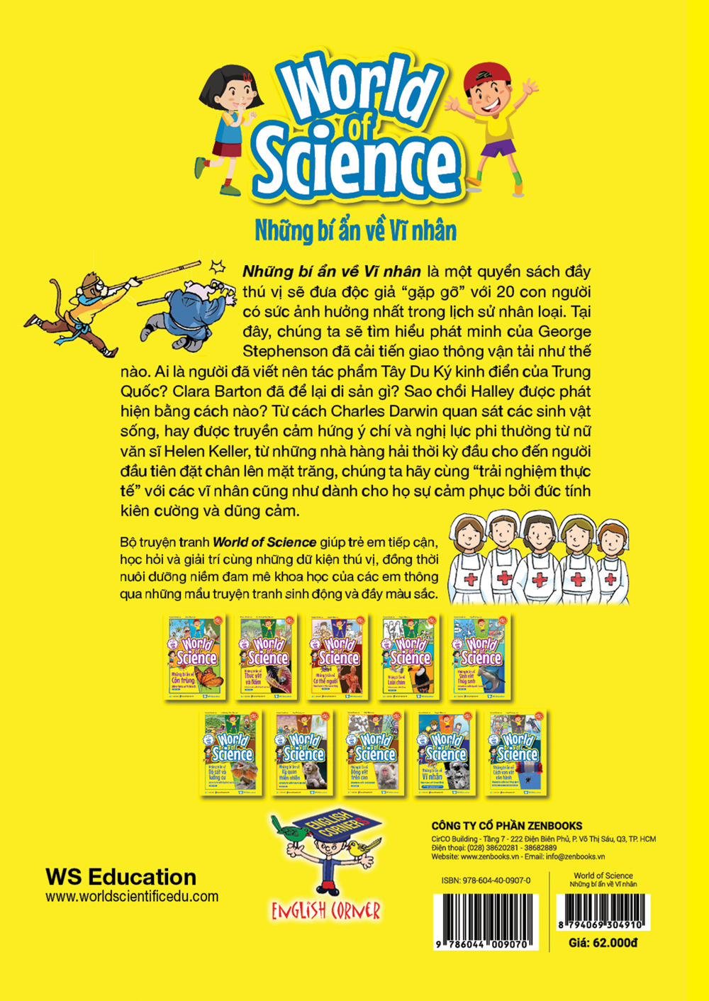 làm bạn với khoa học - world of science - những bí ẩn về vĩ nhân - adventures with great minds