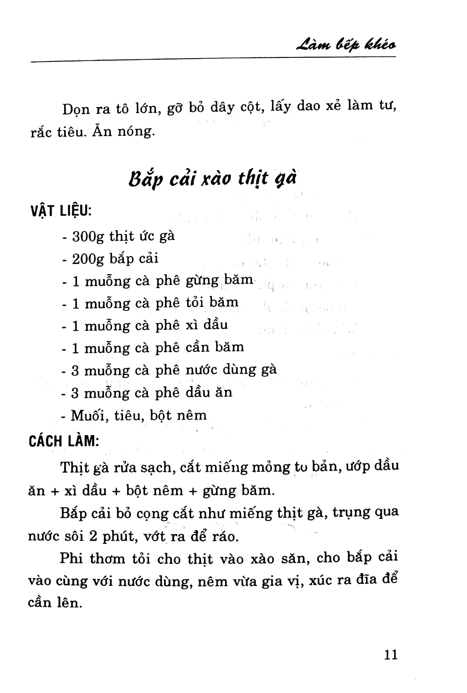 làm bếp khéo