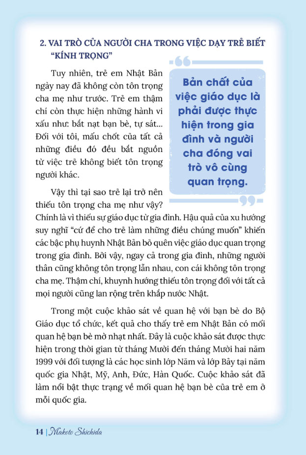 làm cha - 7 nghĩa cử giúp con khôn lớn mỗi ngày