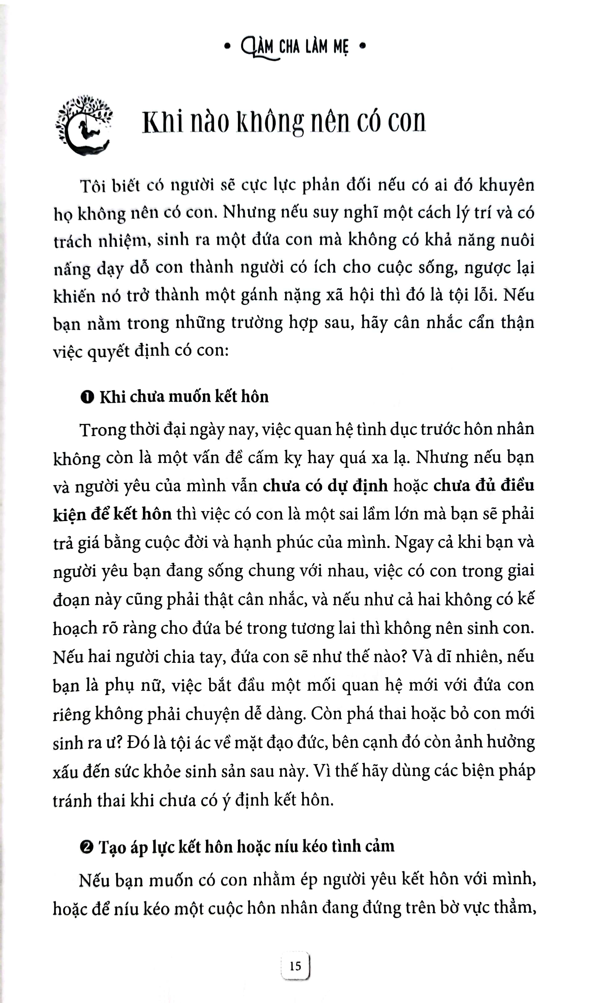 làm cha làm mẹ nội lực bình an cho con