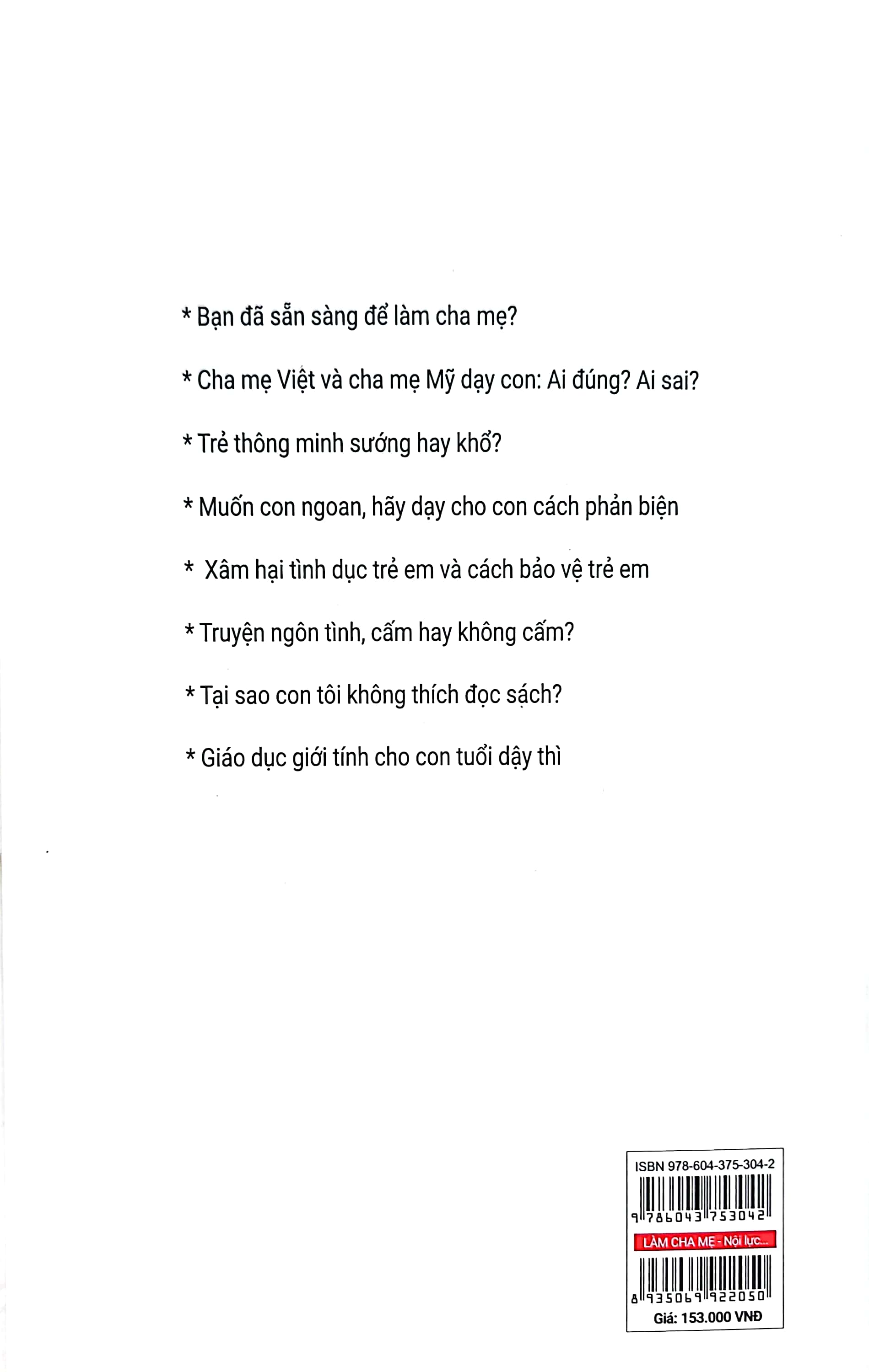 làm cha làm mẹ nội lực bình an cho con