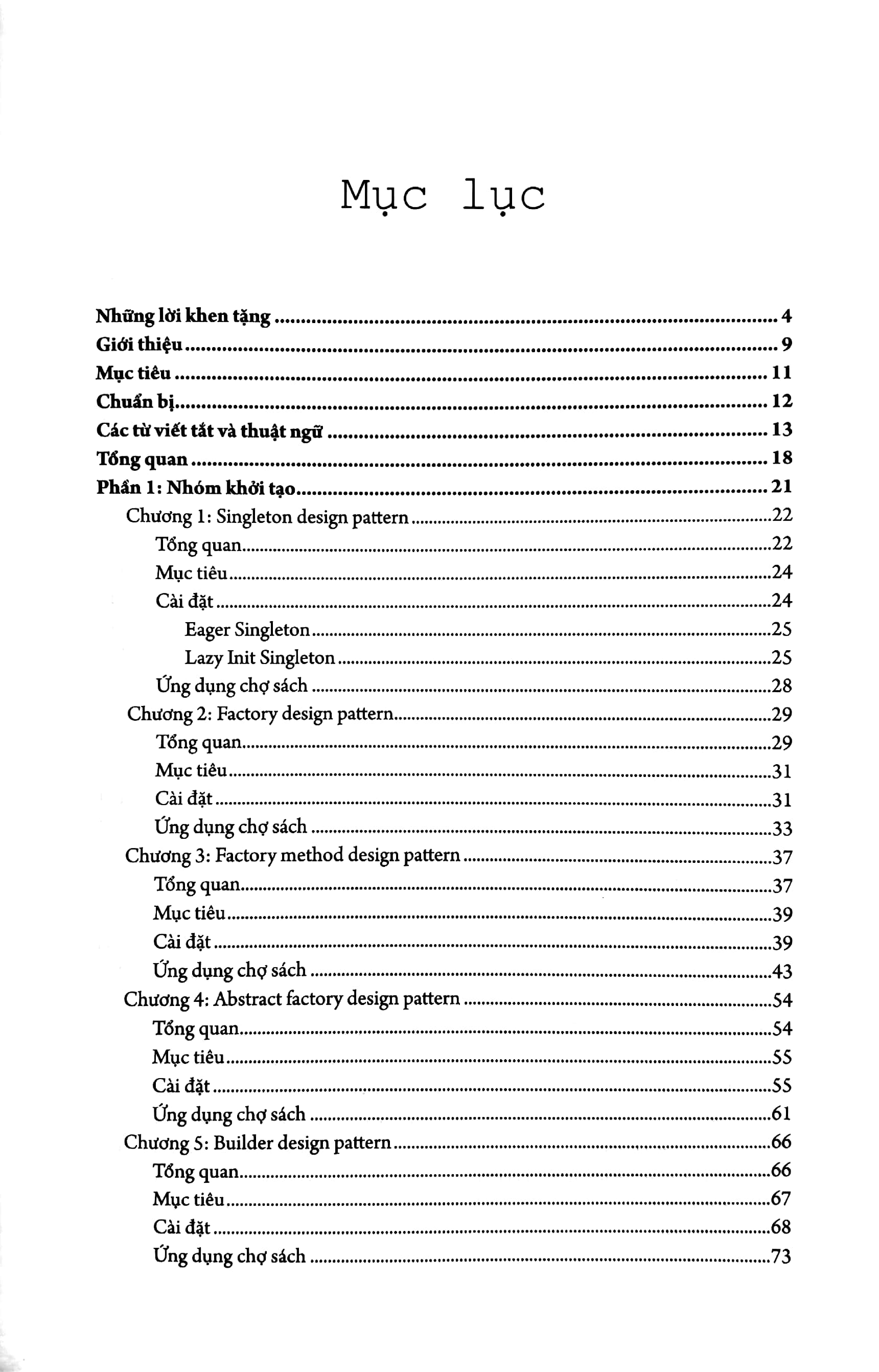 làm chủ các mẫu thiết kế kinh điển trong lập trình (mastering design patterns)