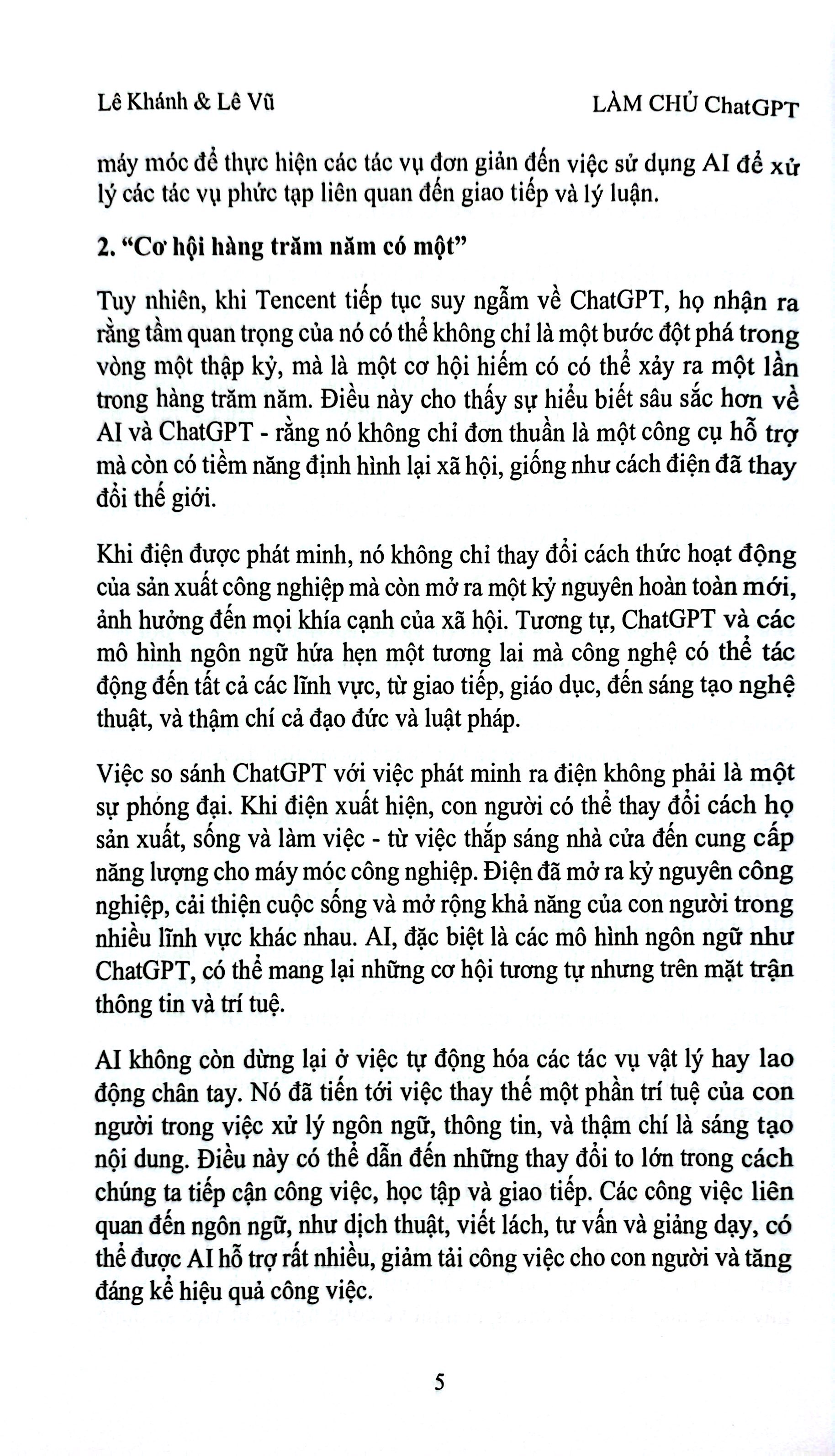 làm chủ chatgpt - khai phá sức mạnh của các cuộc trò chuyện ai