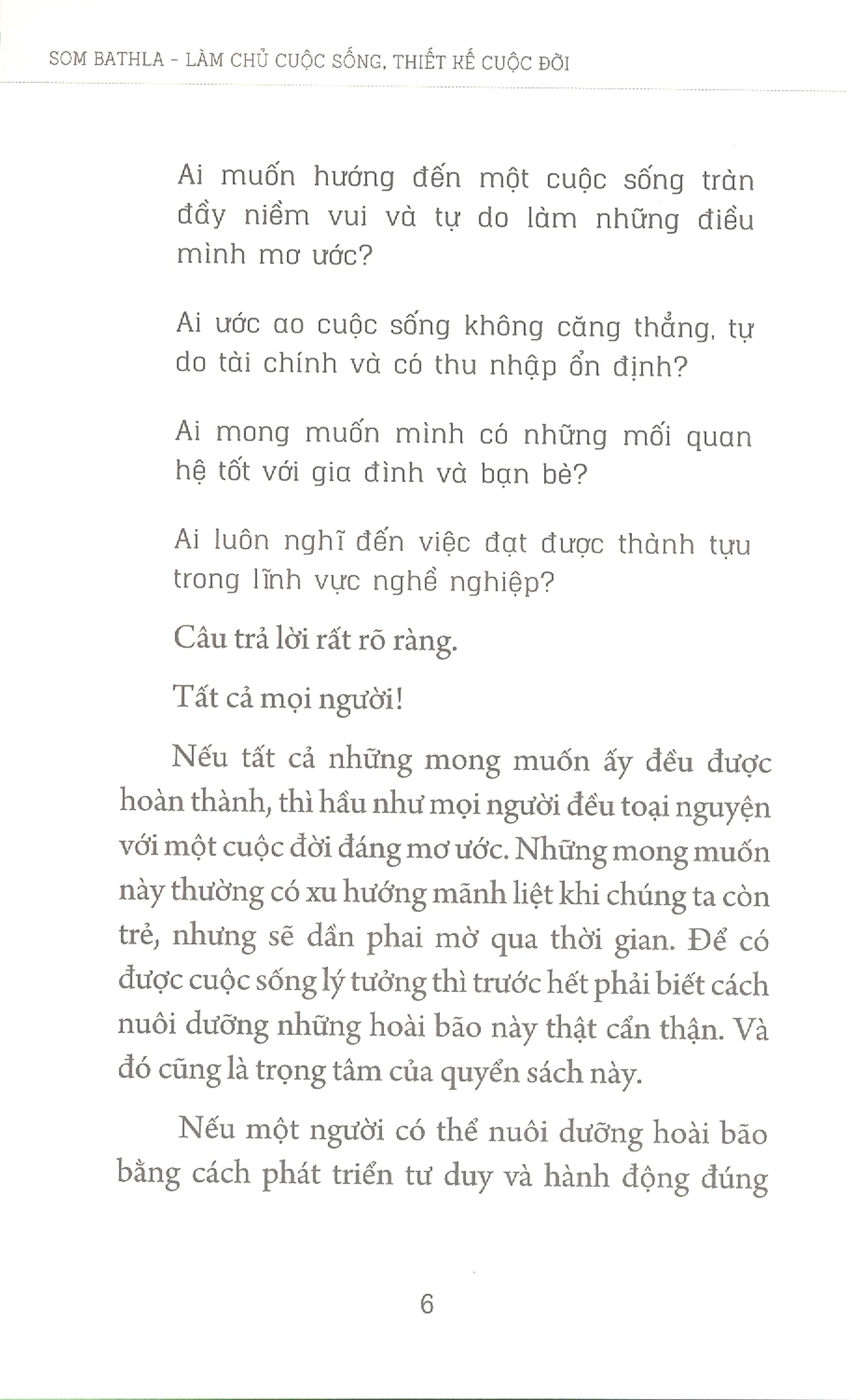 làm chủ cuộc sống, thiết kế cuộc đời