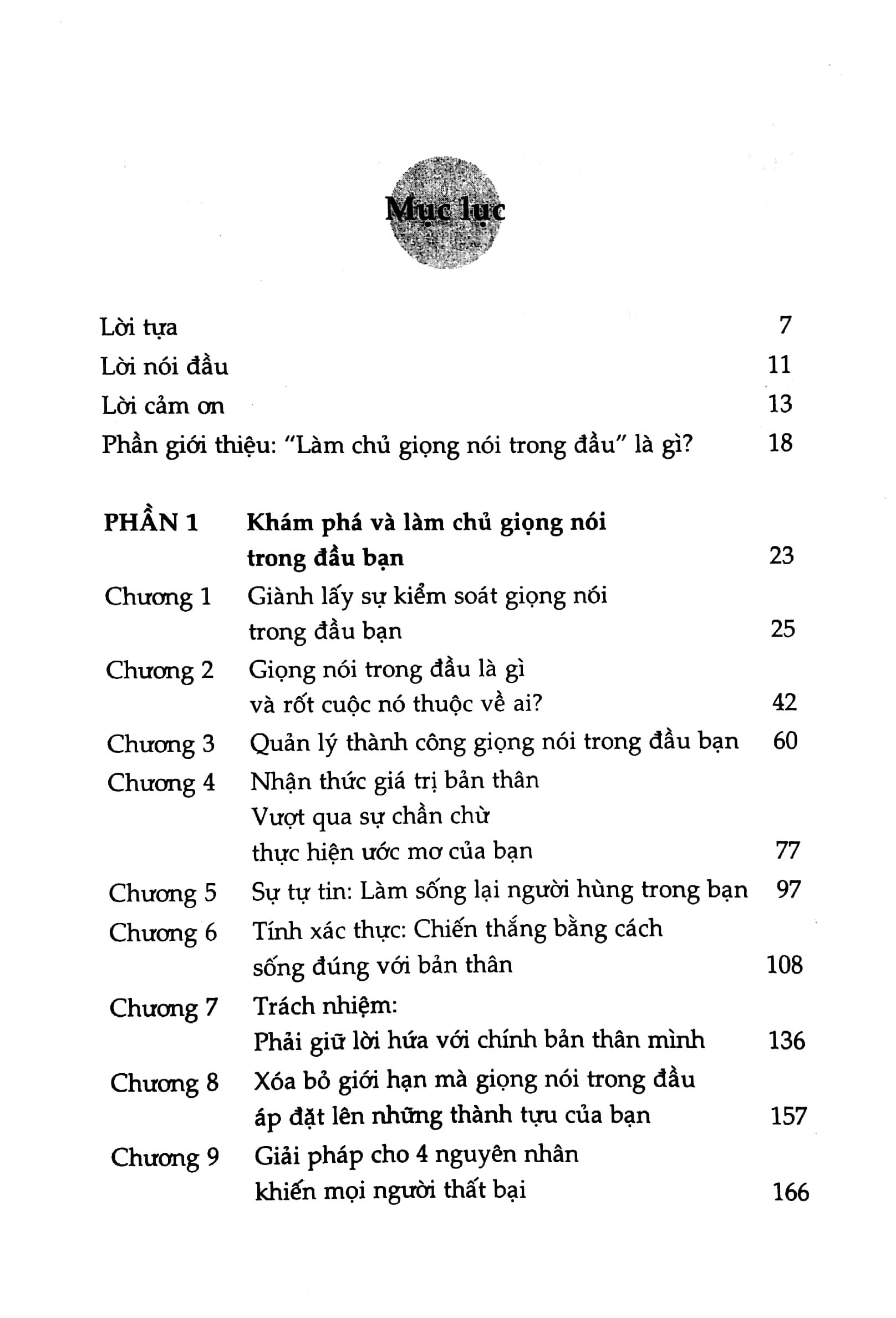 làm chủ giọng nói trong đầu (tái bản 2022)