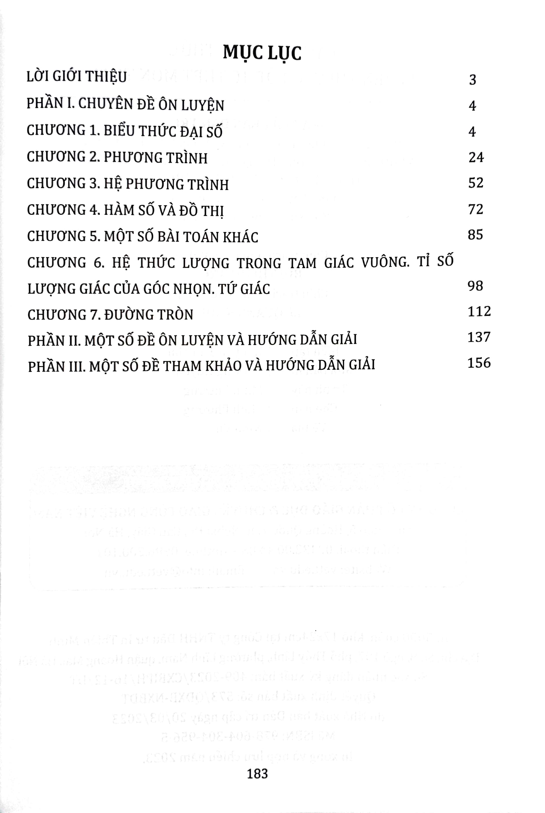 làm chủ kiến thức luyện thi vào lớp 10 thpt - môn toán