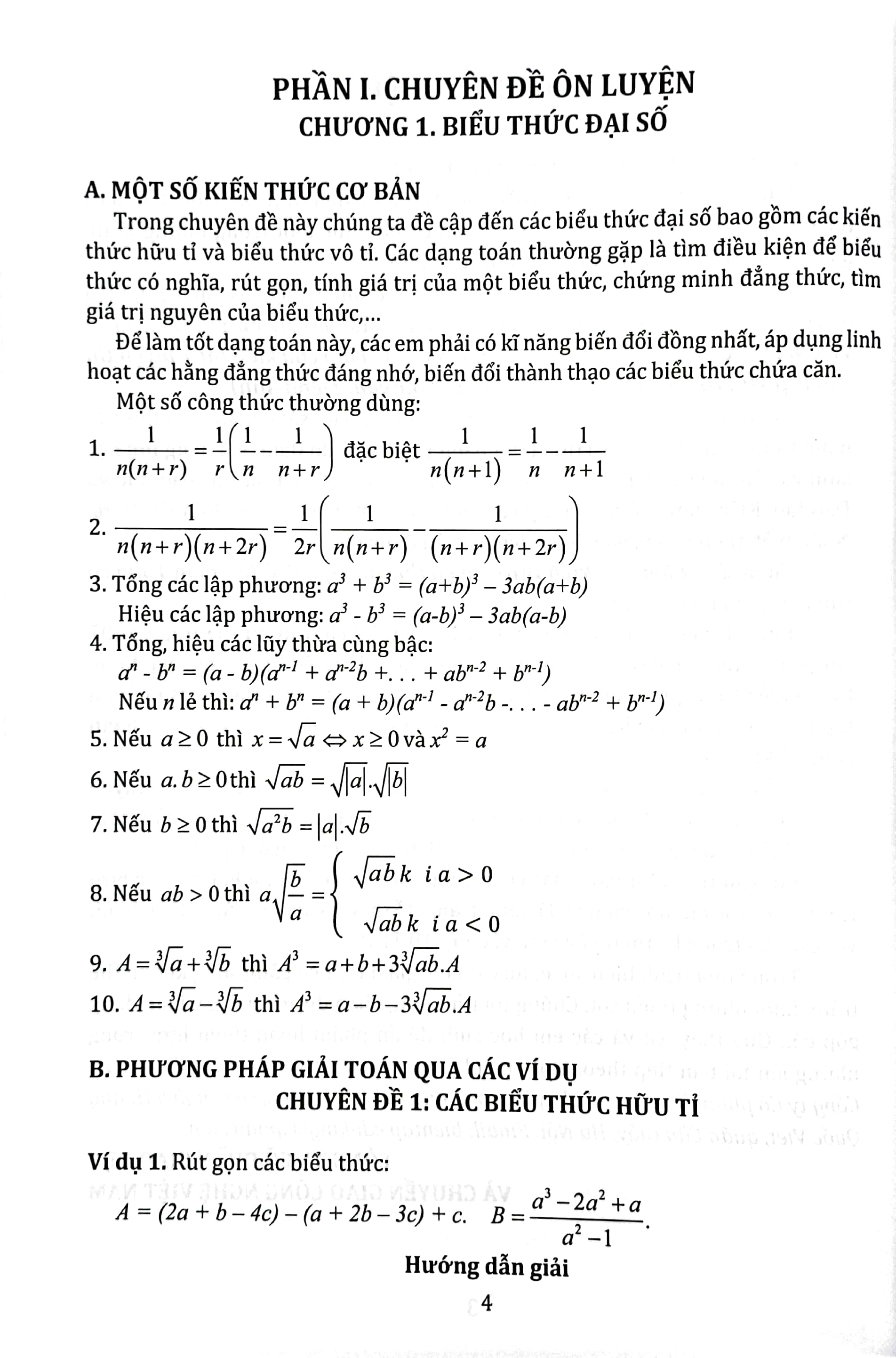 làm chủ kiến thức luyện thi vào lớp 10 thpt - môn toán