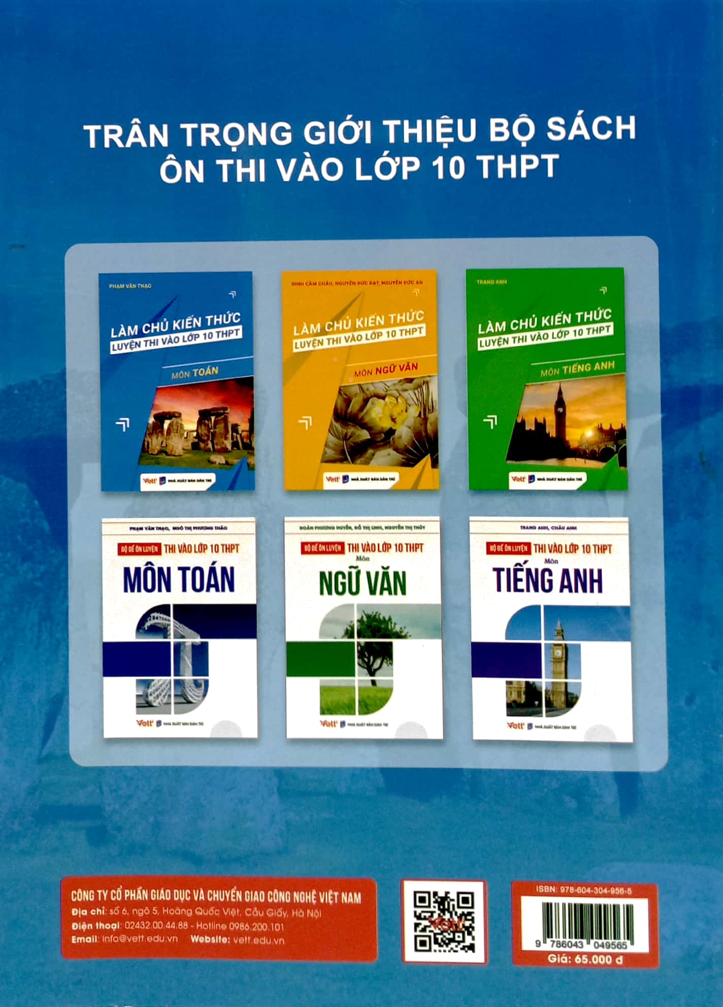 làm chủ kiến thức luyện thi vào lớp 10 thpt - môn toán