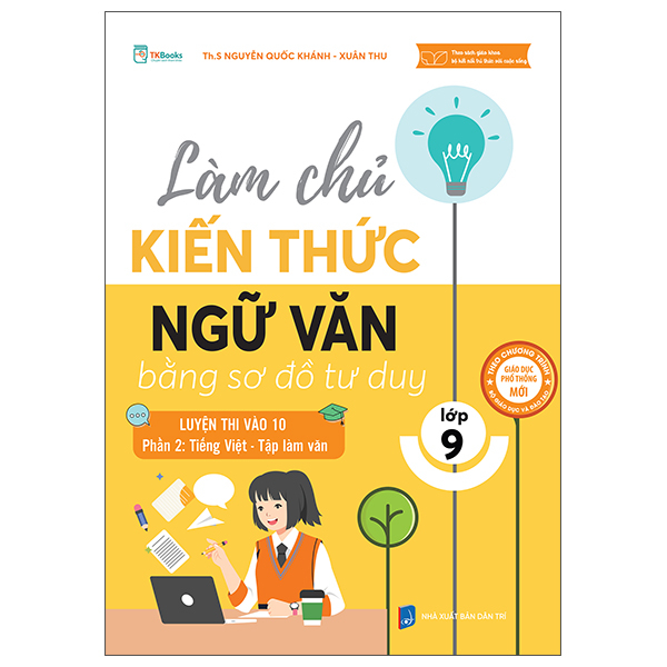 làm chủ kiến thức ngữ văn bằng sơ đồ tư duy lớp 9 - luyện thi vào 10 - phần 2 - tiếng việt-tập làm văn