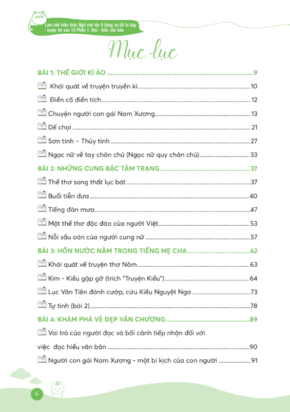 làm chủ kiến thức ngữ văn lớp 9 bằng sơ đồ tư duy – luyện thi vào 10 phần 1: đọc – hiểu văn bản (chương trình sgk mới 2025)
