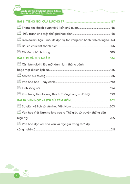 làm chủ kiến thức ngữ văn lớp 9 bằng sơ đồ tư duy – luyện thi vào 10 phần 1: đọc – hiểu văn bản (chương trình sgk mới 2025)